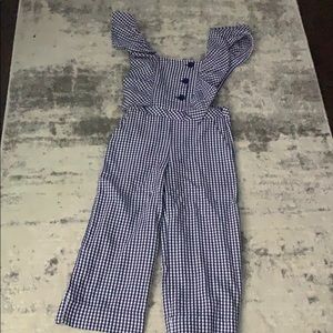 Zara blue overalls